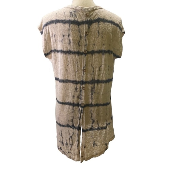 NWT Cirana Sleeveless Sweater Top Sz XS Taupe / Black Anthropologie - Picture 4 of 14